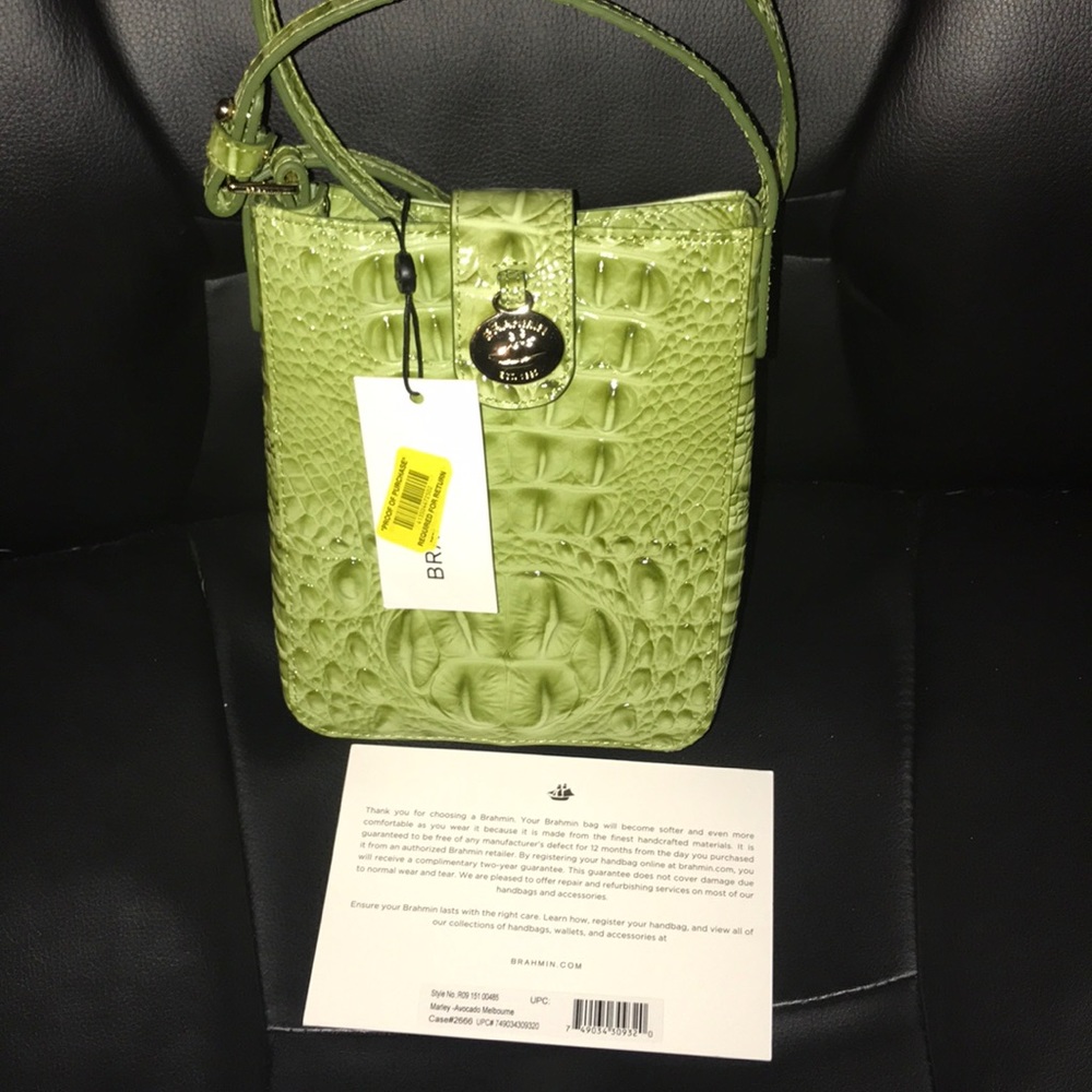 NWT Brahmin Marley Avocado